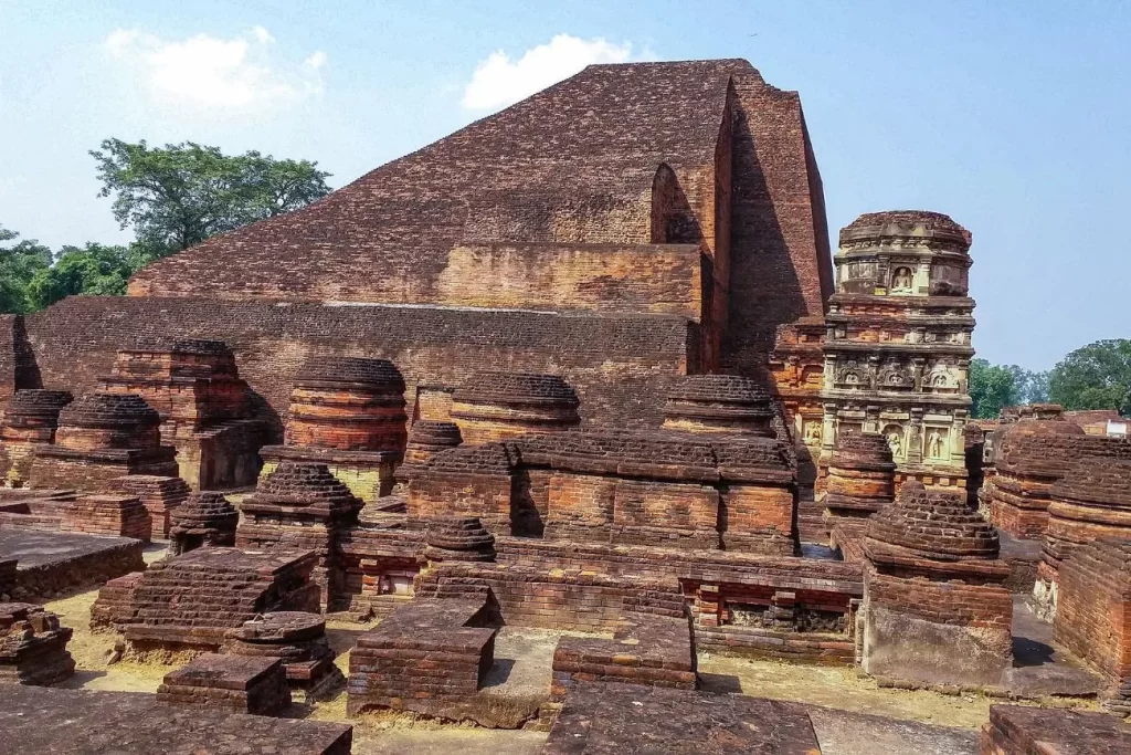 Archeological sites of Nalanda Mahavihara at Nalanda, Bihar