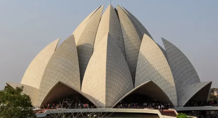 Lotus Temple in New Delhi, India